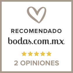 Recomendado en Bodas.com.mx