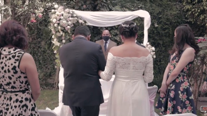 Gaby y Jorge una tarde inolvidable en Coyoacán 