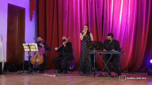 Cuarteto piano, voz, violín y cello