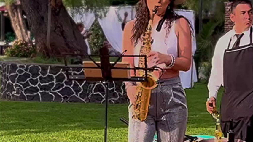 Saxofonista en vivo para Banquetes (Mich)