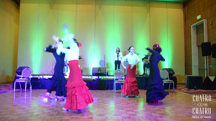 Sevillana con el Cuadro Flamenco