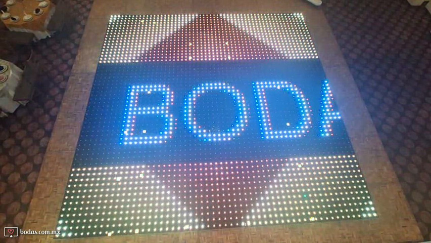 pista iluminada