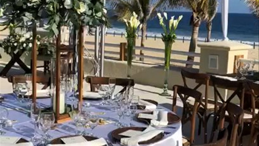 Boda en terraza estrella