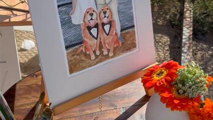 Incluye a tus mascotas en tu pintura 