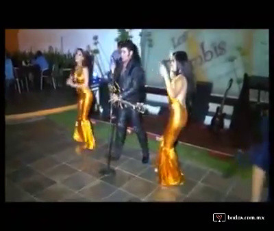 Show Elvis con pistas y bailarinas