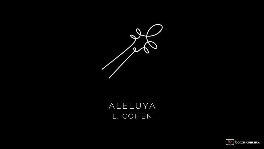 Aleluya (de L. Cohen) [Paquete tradicional]