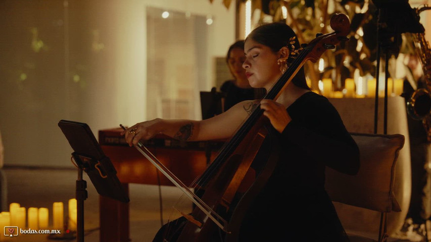 Piano + violín + cello + sax 