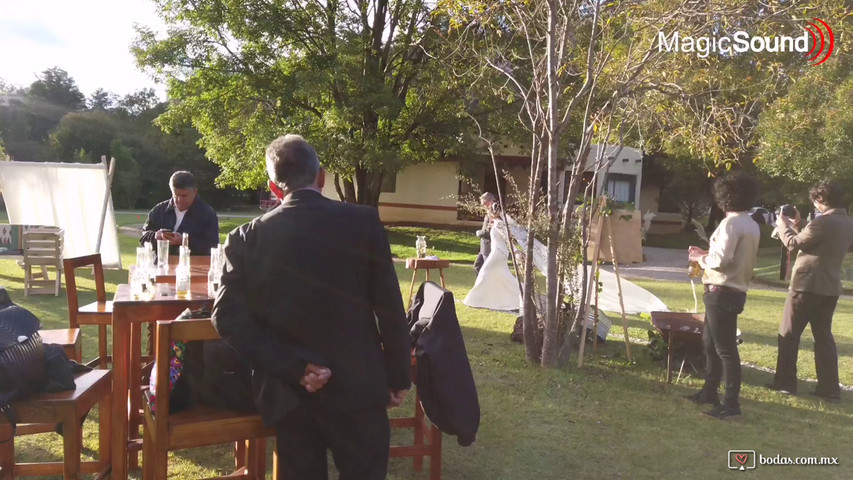 Boda en jardín