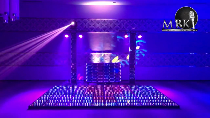 PISTA DE BAILE ¨Cristal Led ETERNITY¨ MBK Vallarta