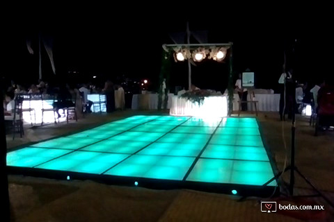 Pista iluminada