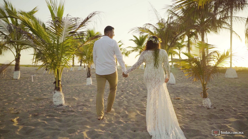 Video preboda en la playa