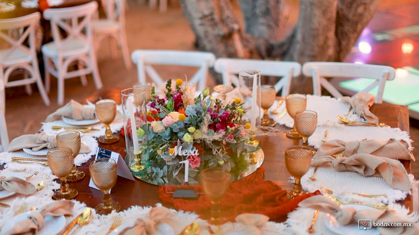 Boda en medio del bosque