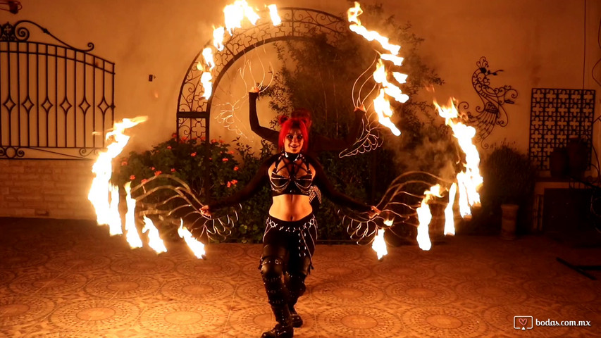 Show de fuego para bodas