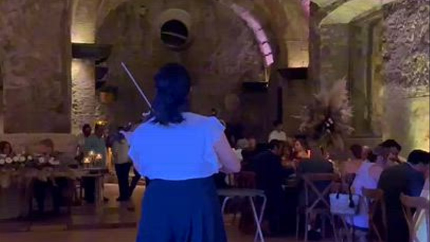 Violín con pistas 