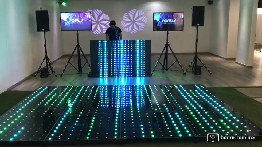 DJ cabina y pista led