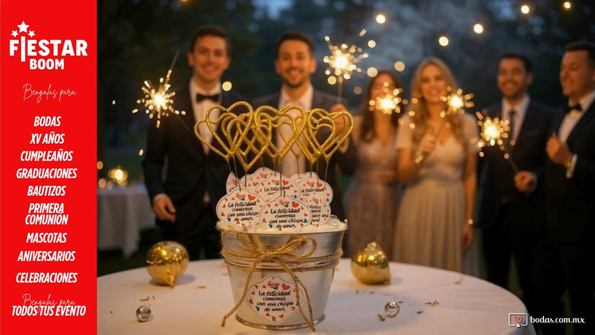 Video boda corazon dorado ml 