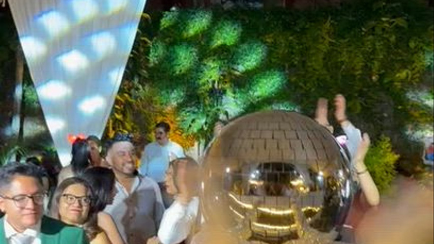 Human Disco Ball