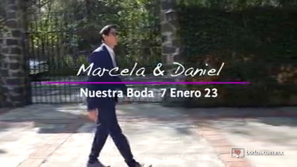 Marcela & Daniel save the date