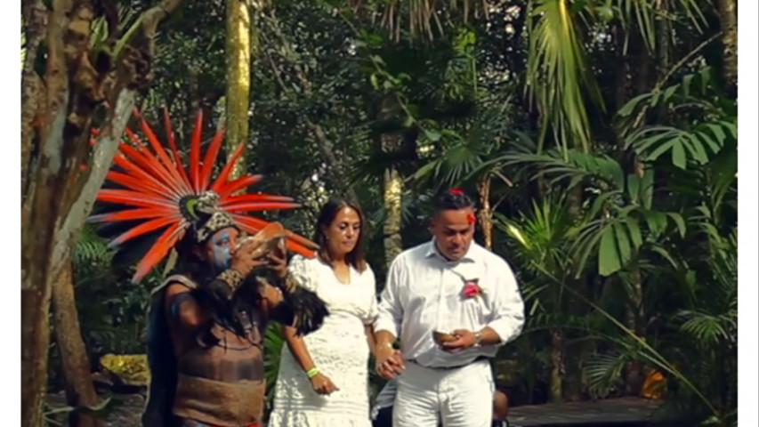 Boda en Cenote Maya