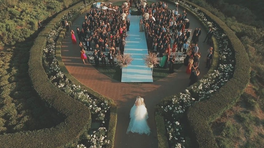 La magia de tu boda con dron