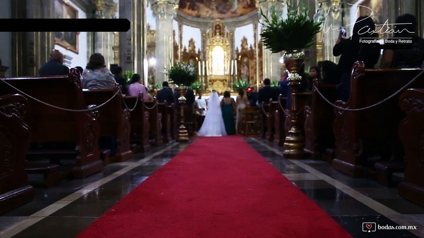 Protocolo de Entrada para Boda Católica.