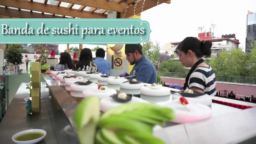 ¡La banda de sushi para sus eventos!