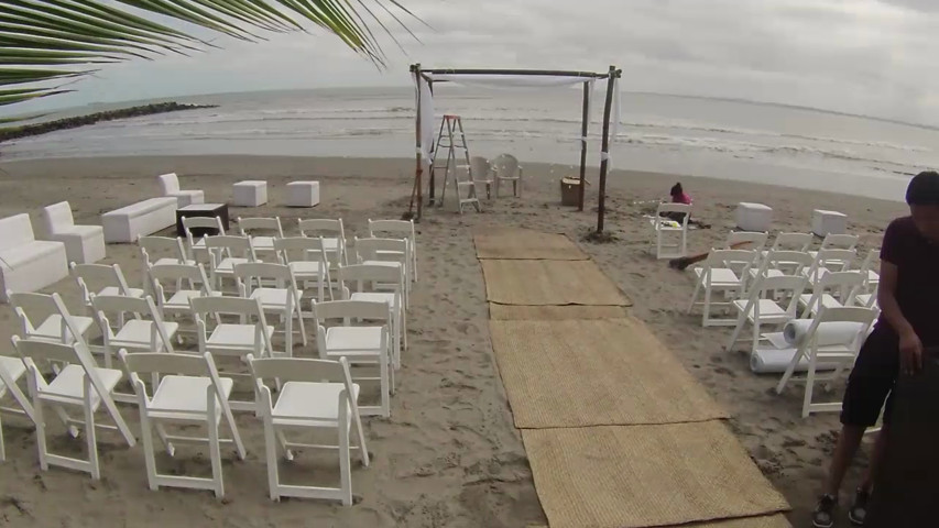 Time Lapse de una boda civil en playa