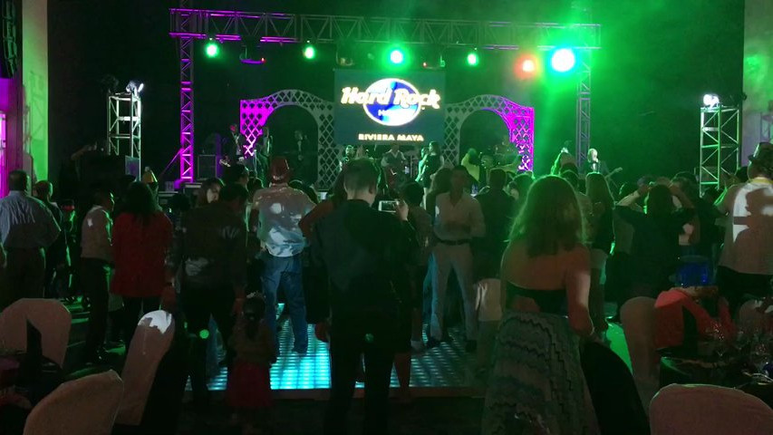 Fiesta en el Hard Rock, en Riviera Maya 