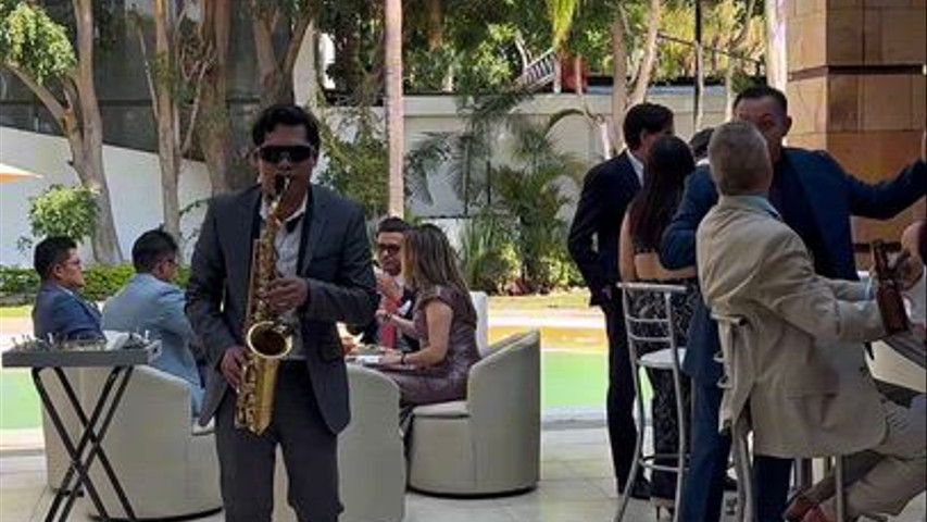 Cóctel y banquete en vivo 