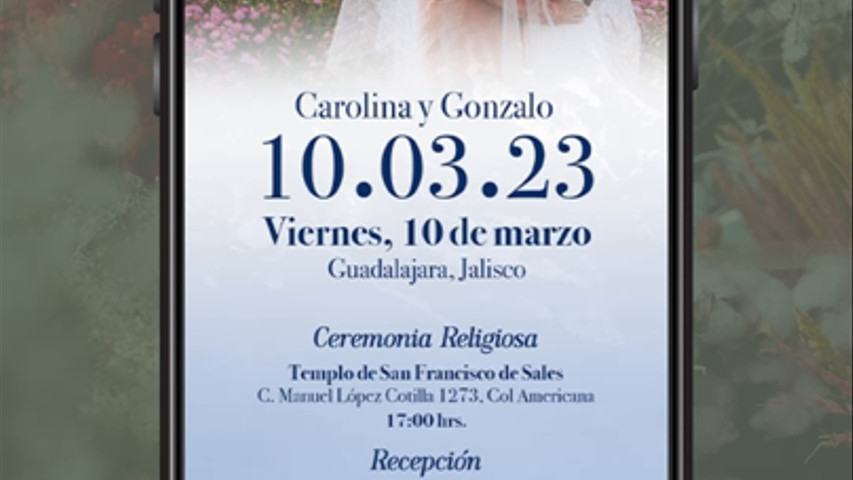 Invitación boda