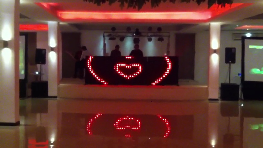 Cabina DJ led