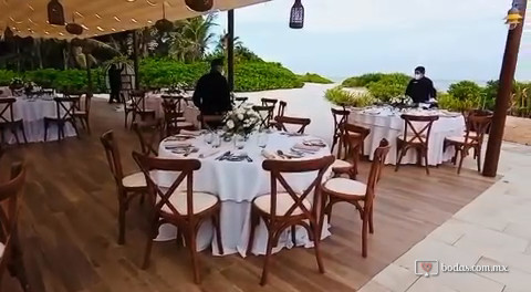 Decoración de banquete al aire libre