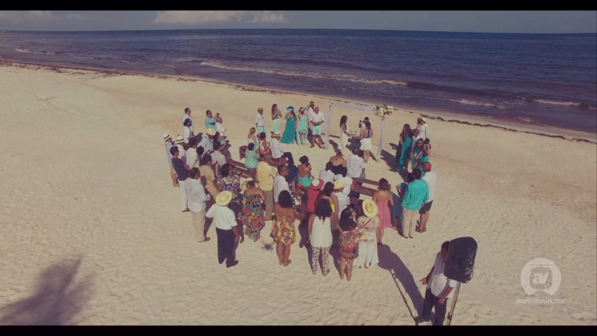 Boda en Tulum - DroneDealerMX