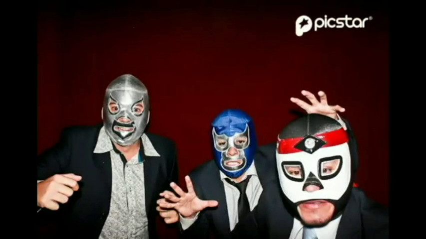 ¡Luchadores en mi boda!