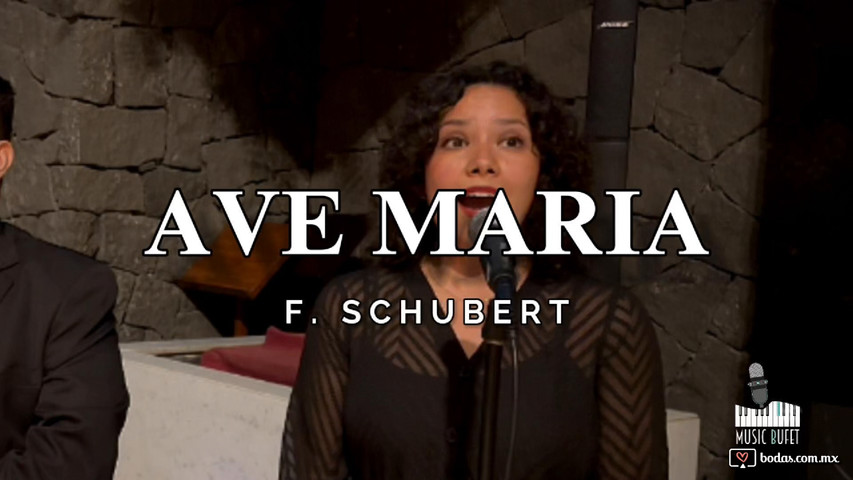 Ave María, soprano tenor y piano