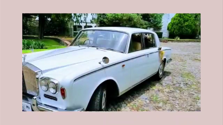 Rolls Royce silver shadow blanco