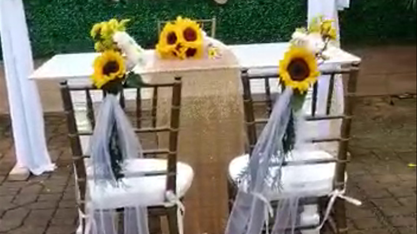 Boda petit tema girasoles